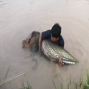 137K views · 240 shares | Most Amazing Fishing Battle With Giant River Monsters | Survival with Emma | Facebook