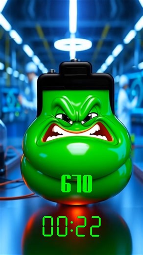 Low Battery Overcharging | Battery Animation | #shorts #lowbattery #batteryanimation