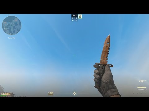 ★ M9 Bayonet | Rust Coat (Battle-Scarred) 0.94 float showcase in CS2 METALLIC RUST looks clean (4K)
