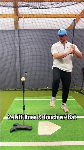 The Ultimate Hitting Drill for Sequencing & Power! 💎 (Knob-to-Knee) #hittingdrills