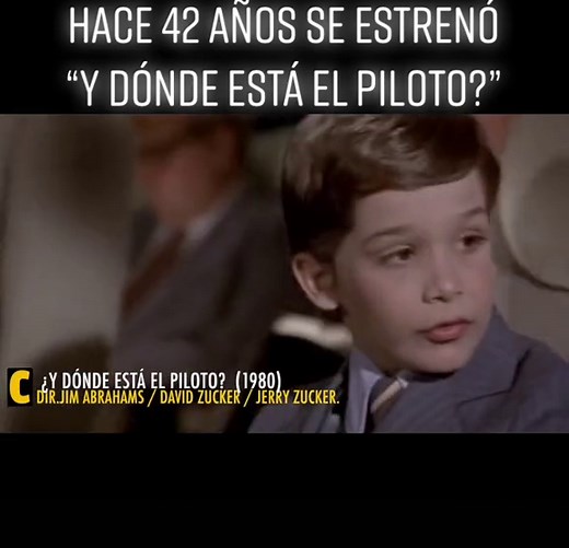 Hace 42 años ✈️ 💦 El 2 de julio de 1980, se estrenó en EU la película #Airplane! Y dónde está el Piloto? Considerada como una de las mejores comedias en la historia del Cine. Protagonizada por Robert Hays, Julie Hagerty, Leslie Nielsen, Robert StackPeter Graves y Kareem Abdul-Jabbar.Dirigida por Jerry Zucker, Jim Abrahams y David Zucker música de Elmer Berstein. #clásicos #comedia
