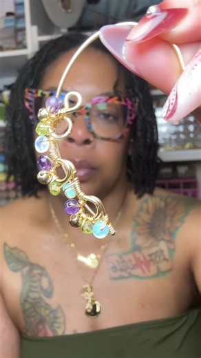 Stunning Handmade Ear Cuff Designs with Ethiopian Opal