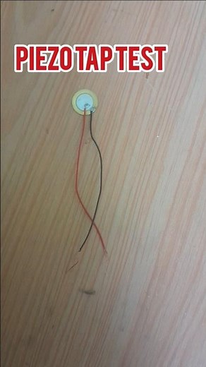 Piezo Electric Sensor ⚡️ Silent Tap Test