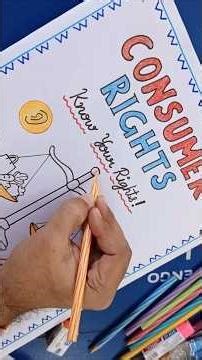 🎨Cover Page Design Consumer Rights Project File Class 10 Economics Project #class10 #project #shorts