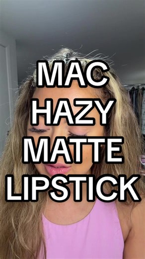 MAC Powder Kiss Hazy Matte Lipstick On My Mind Review