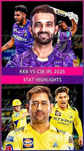 KKR vs CSK IPL 2025 Stat Highlights: Chennai Super Kings Beat Kolkata Knight Riders By Two Wickets