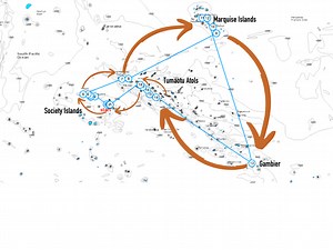 Itinerary : a year cruising in French Polynesia