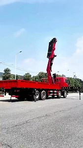 重汽豪沃8✖️4卡车，匹配30吨折叠式起重机，远程遥控操作。支持订做，支持出口，欢迎有需要的朋友洽谈合作。WhatsApp 8618062191891 #起重机 #卡车起重机 #起重运输车 #货车 #中国专用车制造商 #专用车出口 #外贸采购 #清障车 | 后天