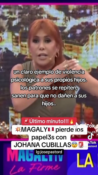 Reflexiones sobre la crianza y la terapia en Magaly TV