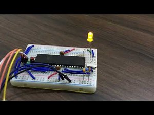 Pulse width Modulation (PWM) in AVR Microcontroller Atmega16/32: Controlling Brightness of LED