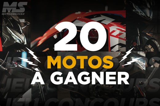 20 motos à gagner pour les 20 ans de Motoblouz !
