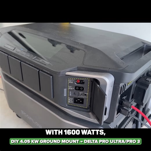 Scott on Instagram: "Product links used is on our Facebook Page. I’m expanding my solar setup with ten 405W panels feeding both the Delta Pro Ultra and the Delta Pro 3, so I wanted to walk you through exactly how I’m wiring everything together. In this video, I set five panels on the roof and five on ground mounts, then break the array into three branches of two and one branch of four feeding the high-voltage input on the Delta Pro Ultra. You’ll see how I use 10-gauge PV wire, MC4 connectors, an