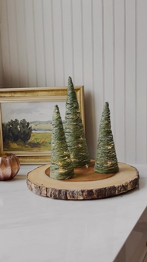 23K views · 61 reactions | Start decorating for Christmas with these festive embroidery thread trees that will add holiday cheer to any room. ✨ | HGTV Home | Facebook