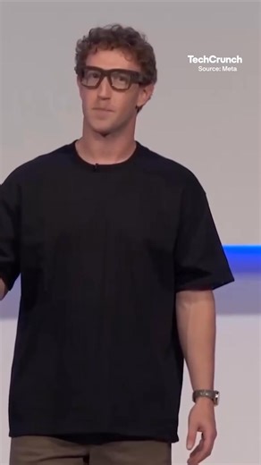 796K views · 10K reactions | Watch Mark Zuckerberg reveal the Meta Ray-Ban Display, which feature a high-res display, and a neural band that controls actions like texting or selecting apps through "barely perceptible muscle movements." | TechCrunch | Facebook