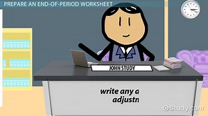 End-of-Period Worksheet: Definition & Example