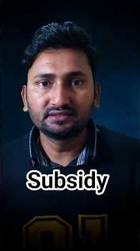 Episode 6/90 l Subsidy:who really benefits l 90sec facts for 90Days Challenge l #shorts