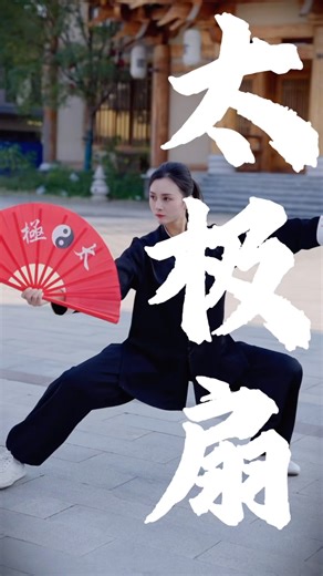 太极扇主要是用来作为表演的一种形式。#功夫 #武术 #动作 #瑜伽 #健身 #KungFu #china #power #strength #movies #arts