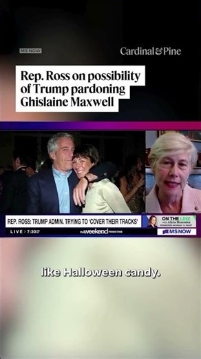 Rep. Ross on Possibility of Trump Pardoning Ghislaine Maxwell