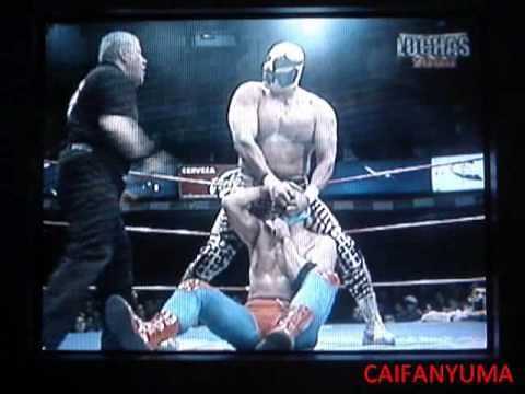 CANEK JR VS DOS CARAS JR