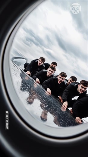 2.4K views | What on earth is happening on this flight?! (AI Generated) | Creative Ideas | Facebook