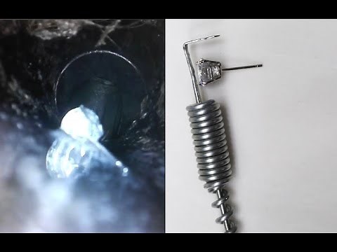What to do when your earring falls down the drain.