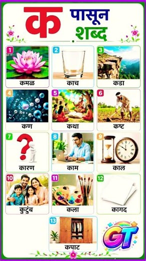 क चे शब्द || k che shabd #shorts