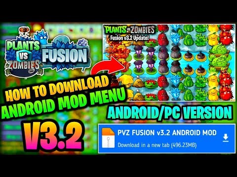 PVZ Fusion Mod Menu 3.2 Android New Update Unlimited All Unlock All New Plants Latest Update