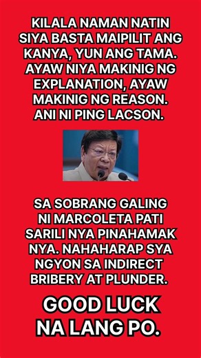 LACSON MAY BUWELTA KAY MARCOLETA.
