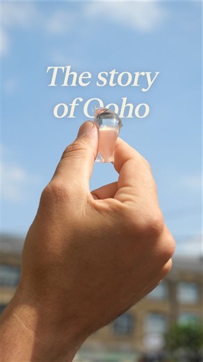 Notpla on Instagram: "26 million views on one video. Want to know what got the world watching our packaging? Our Co-founder @rodrigo_garcia_gonzalez once asked: “What if you could drink your water… and eat the packaging?” That idea became Ooho, a seaweed-based bubble you can drink from, and even eat. In this video, he shares how a playful student project with Co-founder Pierre turned into a global solution - now scaled with our partners @handtmannltd and helping brands like Lucozade, The Glenliv