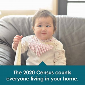 Do I count my grandbaby who can never keep both socks on? Yes, if they live with you on April 1, count them. | U.S. Census Bureau