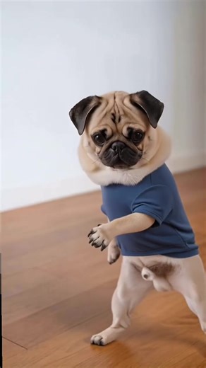 Pug dance 💃 #dog #funny #dogsoftiktok #fyp #funnyvideos