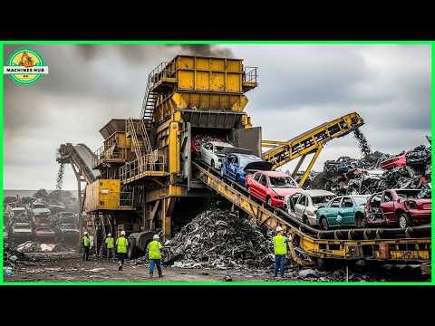 15 Most Insane Shredding & Crushing Machines That Obliterate Everything _ Heavy Machinery #1
