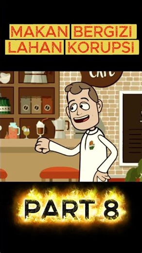 Indonesian cartoon movie || Nutritious eating Part 8 #fyp #animation #shortvideo