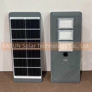 [Hot Item] Kasun 300W IP65 Waterproof Outdoor Integrated Industrial LED Solar Panel Street Light for Road Commercial Project