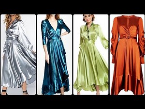 Vintage 2020 new stylish satin silk women's clothing collection