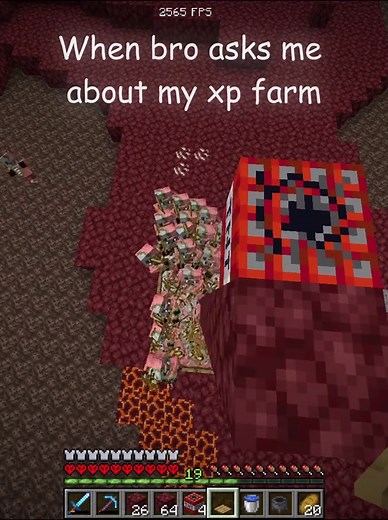 Building an XP Farm in Minecraft Hardcore