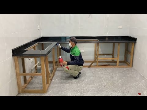 Installing Granite Kitchen Countertops on Wooden Frames - The Optimal Solution For Luxurious Spaces