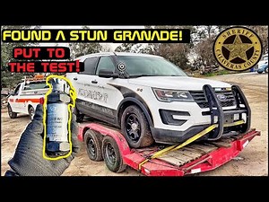 I Bought a Wrecked Sheriff SUV! Found a Stun Grenade! | Crown Rick Auto