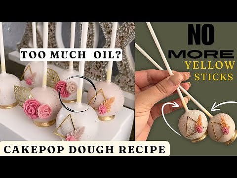 CAKEPOP RECIPE tips & tricks, how to avoid your cakepop stick turning yellow easy tutorial!