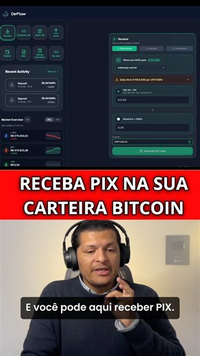 Receive PIX payments directly to your Bitcoin wallet #depix #bitcoin #pix