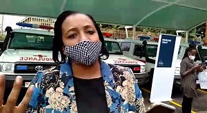 Ministry of Health receives five new ambulances valued at $300,000 from SICPA Uganda Limited, to assist in the evacuation of Covid-19 patients, as the country enters into phase four of the pandemic following a surge in the community spread. #MonitorUpdates 🎥 Abubaker Lubowa | Daily Monitor