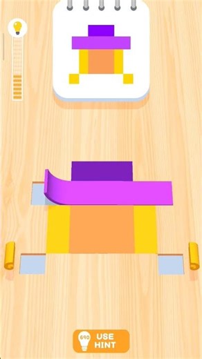 Color Roll 3d Level of #53 #shorts #colorroll3d #gameplay #puzzlegame #3d