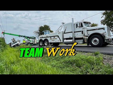 Ford F-550 Bucket Between Fresh Pavement and a Hard Spot!