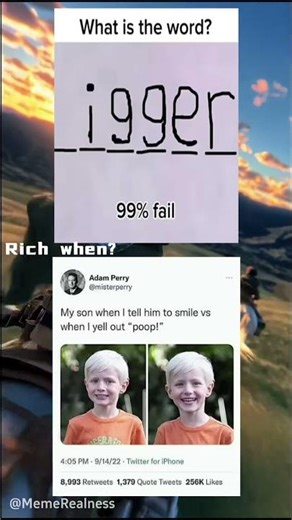 Poop makes kid smile