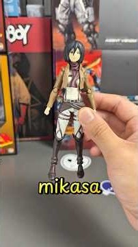 Figma mikasa ackerman from AOT #attackontitan #actionfigures #actionfigurecollecting