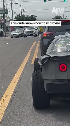 This dude knows how to improvise