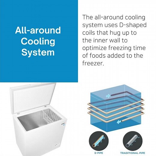 Danby 7.0 cu. ft. Square Model Chest Freezer