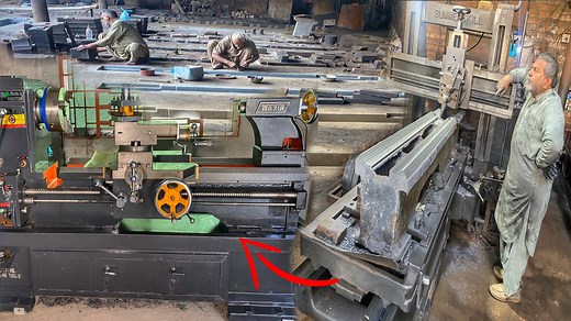 incredible! Manufacturing process LATHE MACHINE Amazing Production Process of Mother of All Machines #Machines #howto #LATHMACHINE | S F Skills