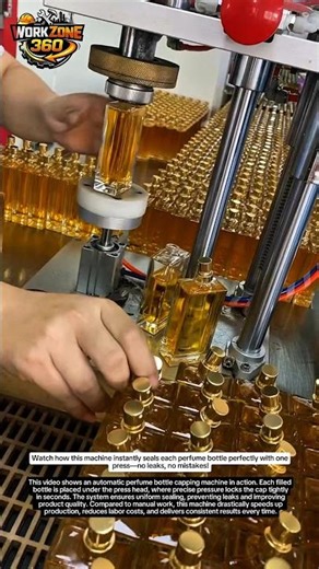 This Machine Caps 1,000 Perfume Bottles in Minutes 😳🔥