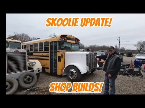 Peterbilt SKOOLIE is coming along nicely! Hood fits Awesome! #4statetrucks